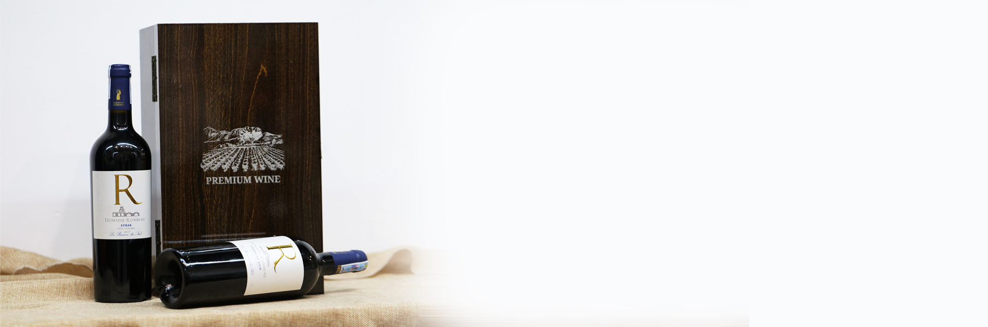 Hộp quà rượu vang 2 chai vang Pháp R