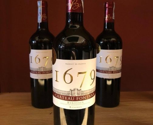 Hộp 1 chai 1679 Chateau Fontana Bordeaux Hộp 1 chai 1679 Chateau Fontana Bordeaux