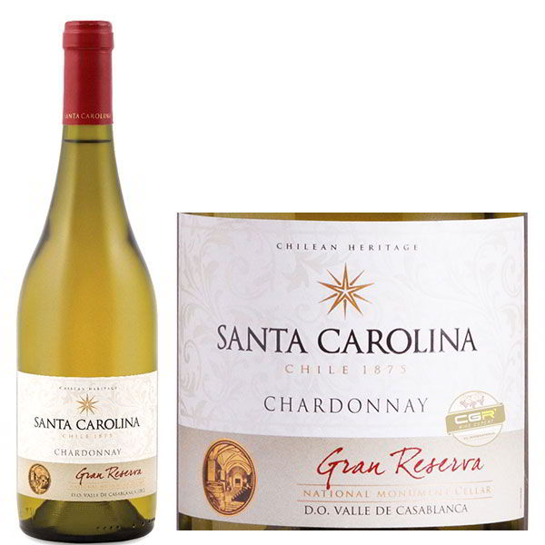 Rượu vang Chile Santa Carolina Gran Reserva Chardonnay