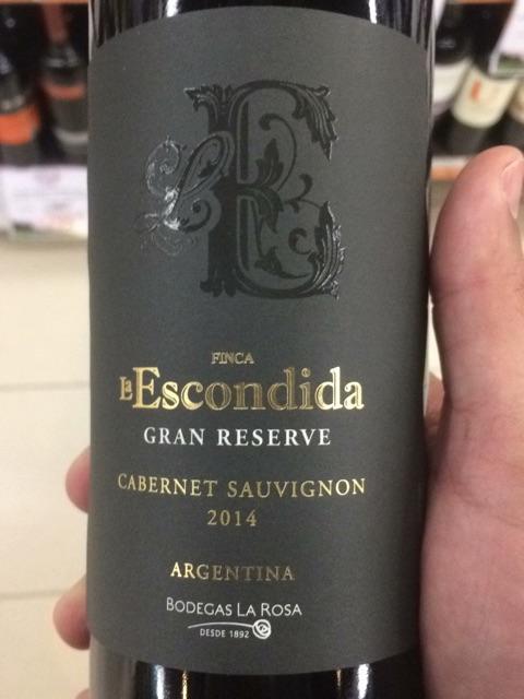 Ruou vang Finca La Escondida Grand Reserve Cabernet Ruou vang Finca La Escondida Grand Reserve Cabernet