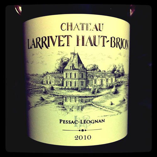 Rượu Vang Pháp Chateau Larrivet Haut Brion 2010