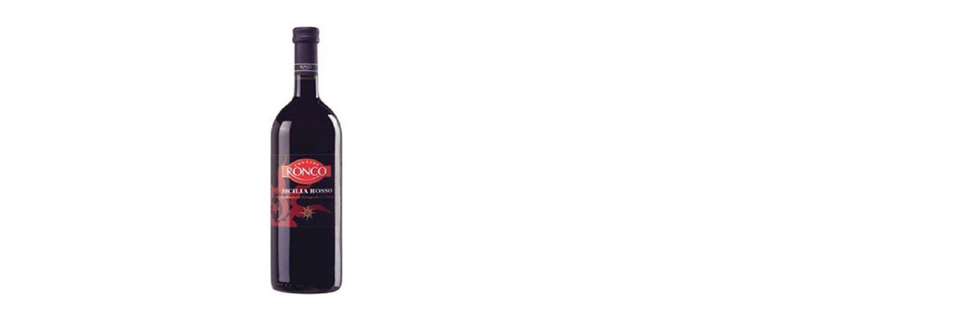 Rượu vang Ý Ronco Sicilia Red 1L