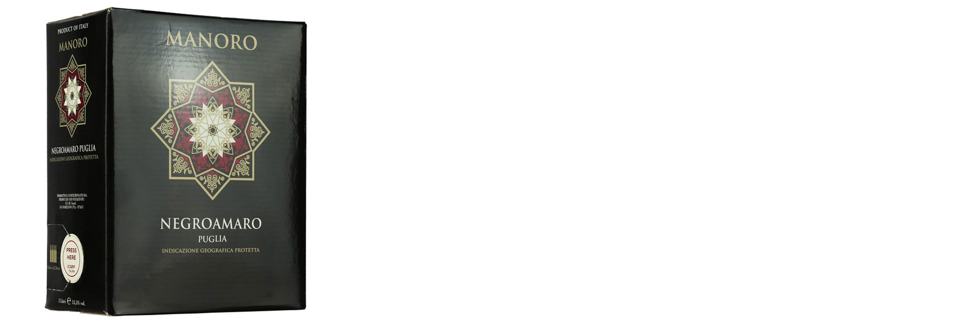 Rượu Vang Bịch Manoro Negroamaro Puglia